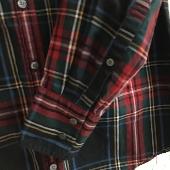 J Crew 100% Cotton Perfect Button Down 2 Tartan Plaid Professional Workwear - Picture 11 of 16